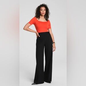 SPANX Air Essential The pointe Wide leg pants size S business casual academia